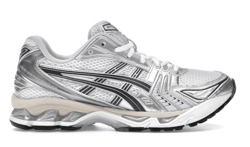 White Graphite Grey ASICS Gel-Kayano 14